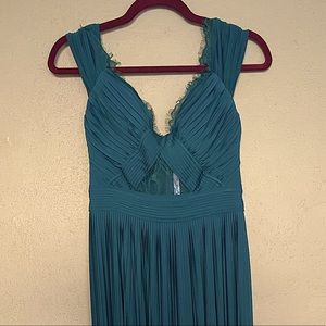 Formal Maxi Teal Dress
